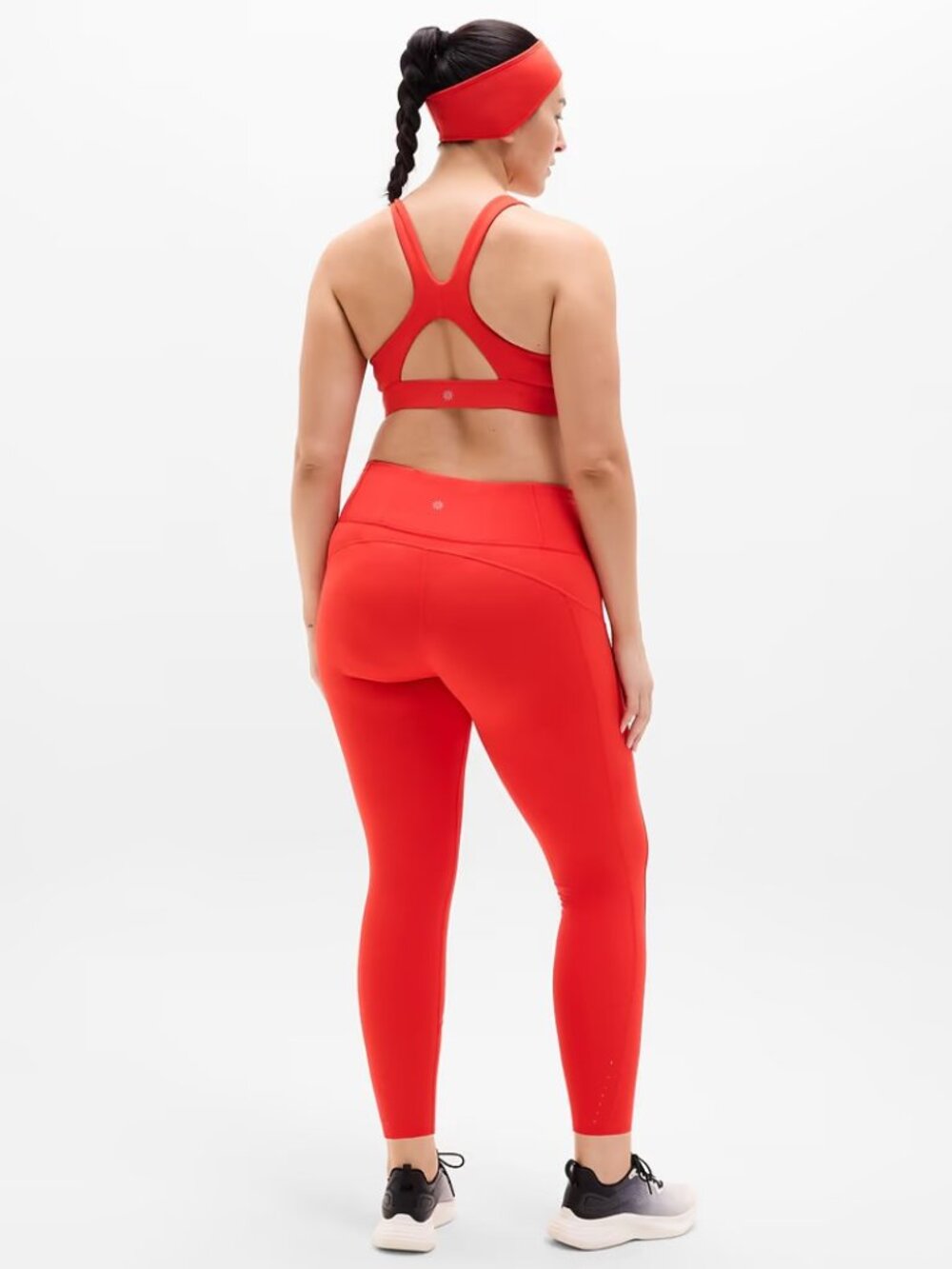 New Athleta SP Rainier High Rise Legging Cardinal Red Small Petite - Picture 5 of 6